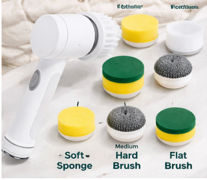 Cordless Electric Spin Scrubber – Effortless Deep Cleaning